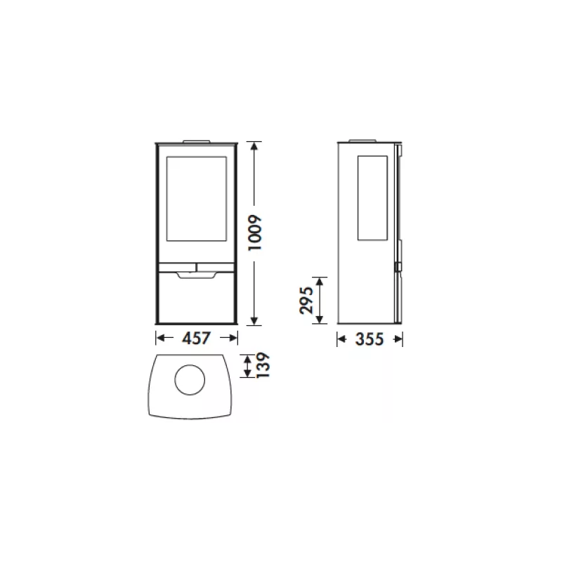 poele-a-bois-etanche-zinc