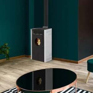 BELLEZA Puerto weißer Pelletofen 11KW
