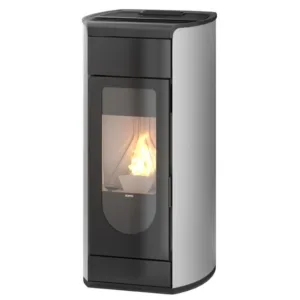 SUPRA ALIX 7 kW weißer versiegelter Pelletofen